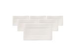 Speiseteller VILLEROY & BOCH "Sushi-Teller Modern Grace 24 x 14 cm 6er Set weiß", weiß, L:24cm, Speiseteller, Speiseteller