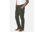 Schlupfhose JAN VANDERSTORM "Schlupfhose HELBERG", Herren, Gr. 54, N-Gr, grün (oliv), Obermaterial: 98% Baumwolle CO. 2% Elasthan EL., Hosen Schlupfhose
