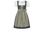 Dirndl NÜBLER "Kinderdirndl Petra", Mädchen, Gr. 140, EURO, grün, Obermaterial: 100% Baumwolle CO., Kleider