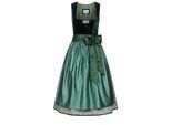 Dirndl NÜBLER "Dirndl midi Marlies", Damen, Gr. 34, EURO, grün, Obermaterial: 50% Polyester PES. 50% Viskose CV., Kleider, Topseller