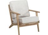 Sessel OMG DESIGN "Osaka", natural, B:68cm H:84cm T:85,5cm, Sessel, Sessel, Retrostuhl, massivholz Frame