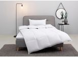 Daunenbettdecke + Kopfkissen OTTO HOME "Cavanelle Bettdecke 135x200 cm, 155x220 cm", weiß, B/L: 155cm x 220cm Anzahl Teile 1, B/L: 40cm x 80cm Anzahl Teile 1, Bezug: Baumwolle Füllung: Entendaune/-feder, normal, Bettdecken Bezug: 100% Baumwolle. Kopfkissen Bezug: 100% Baumwolle. Bettdecken Füllung: 80% Daunen, 20% Federn. Kopfkissen Füllung: 90% Federn, 10% Daunen, Bettwaren-Sets, Daunenbettdecke