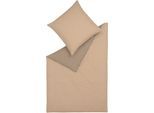 Bettwäsche ESPRIT "Scatter", beige, B/L: 155cm x 220cm, 1 Stk., 1 Stk., Renforcé, B/L: 80cm x 80cm, 2 Stk., Renforcé, Obermaterial: 100% Baumwolle, Bettwäsche, Bettwäsche, aus Baumwolle