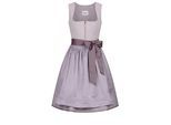 Dirndl NÜBLER "Dirndl mini Geelke", Damen, Gr. 34, EURO, lila, Obermaterial: 100% Polyester PES., Kleider
