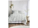 Bettwäsche IRISETTE "Lotus 8569", grün (salbei), B/L: 155cm x 200cm, 1 Stk., 1 Stk., Satin, B/L: 80cm x 80cm, 2 Stk., Satin, Obermaterial: 100% Baumwolle, Bettwäsche, Bettwäsche, atmungsaktiv