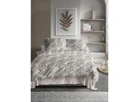 Bettwäsche IRISETTE "Lotus 8569", beige (natur), B/L: 155cm x 200cm, 1 Stk., 1 Stk., Satin, B/L: 80cm x 80cm, 2 Stk., Satin, Obermaterial: 100% Baumwolle, Bettwäsche, Bettwäsche, atmungsaktiv