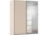 Schwebetürenschrank RAUCH "Kleiderschrank Schrank Garderobe Schlafzimmerschrank CONTIDO", beige (beige (champagner)), B:181cm H:223cm T:68cm, Holzwerkstoff, Schränke, Schwebetürenschrank, aus hochwertigem Material in 6 Breiten 2 Griff-Farben MADE IN GERMANY