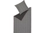 Bettwäsche ESPRIT "Heritage", schwarz, B/L: 155cm x 220cm, 1 Stk., 1 Stk., Satin, B/L: 80cm x 80cm, 2 Stk., Satin, Obermaterial: 100% Baumwolle, Bettwäsche, Bettwäsche, Satin Qualität