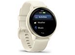 GARMIN Vivoactive 6 Smartwatch bone, lunargold