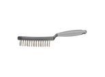 PFERD TOOLS Handbürste mit Kunststoffkörper und ergonomischem Griff HBUP 2reihig Edelstahl-Draht-Ø0,40 (43674510)