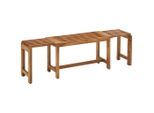 Mid.you Sitzbank Ausziehbare Bank, Natur, Holz, Mangoholz, vollmassiv, 90x45x35 cm, Esszimmer, Bänke, Sitzbänke
