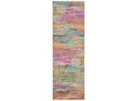 Novel Läufer Rainbow, Mehrfarbig, Regenbogen, rechteckig, 80x250 cm, für Fußbodenheizung geeignet, feuchtraumgeeignet, waschbar, pflegeleicht, Teppiche & Böden, Teppiche, Waschbare Teppiche