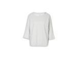 TOM TAILOR Damen Langarmshirt mit Fledermausärmeln, blau, Meliert, Gr. S
