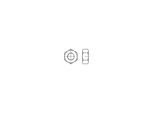 Sechskantmutter DIN 934 M 2 x 0,4 Stahl blank ; Industrial Quality Supplies (009343010020000)