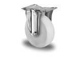 CASCOO Bockrolle ø 125 mm Serie N0N0 Gleitlager Edelstahl (FIP32S0125N0N0L0N)