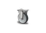 CASCOO Bockrolle ø 80 mm Serie P2W2 Gleitlager Edelstahl (FIP22S0080P2W2L0N)