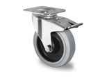 CASCOO Lenkrolle mit Totalfeststeller ø 100 mm Serie R4E2 Kugellager (TPP21W0100R4E2B34)