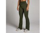 MP Damen Tempo Flared Leggings - Waldgrün - XL