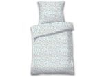 Bettwäsche DYCKHOFF "Ambra", bunt (koralle, mint), B/L: 155cm x 200cm, 1 Stk., 1 Stk., Frottee, B/L: 80cm x 80cm, 2 Stk., Frottee, Obermaterial: 75% Baumwolle, 25% Polyester, Bettwäsche, Bettwäsche, aus Weichfrottier