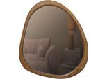 Wandspiegel WOOOD "Leif spiegel", natur, B:44cm H:2cm T:2cm, Glas, MDF, Spiegel, Wandspiegel, Leif-Spiegel von WOOOD bietet Stil, MDF-Rahmen und verspieltes Design
