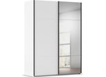 Schwebetürenschrank RAUCH "Kleiderschrank Schrank Garderobe Schlafzimmerschrank CONTIDO", weiß (alpinweiß), B:162cm H:223cm T:68cm, Holzwerkstoff, Schränke, Schwebetürenschrank, aus hochwertigem Material in 6 Breiten 2 Griff-Farben MADE IN GERMANY