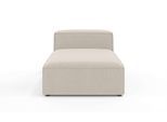 Chaiselongue OTTO HOME "XL HAILY extra tief Loungemöbel zum Relaxen, Maße B/T/H: 100/160/72 cm", beige (hellbeige), B:100cm H:72cm T:160cm, 100% Polyester, Sofas, Chaiselongue, als Modul oder separat verwendbar, für individuelle Zusammenstellung