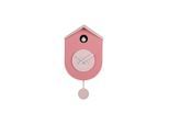Karlsson Wanduhr Grato, Pink, Kunststoff, 9x33x17.5 cm, Dekoration, Uhren, Wanduhren