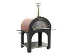 Holzbackofen für den Außenbereich Cibus Red - 5 Pizzen