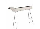 Cruccolini Inox 75 cm - Lammspieße-Kohlegrill - Kochfläche 70 x 10 cm