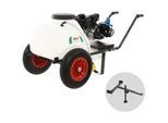 Kit Sprühpumpe Comet MTP MC 25 - Loncin 148F-2 und Wagen mit 120 l Tank und Aufhängung