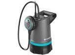 Gardena 20000 BASIC - Elektrische Tauchpumpe für klares Wasser - Integrierter Schwimmer