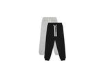 Jogginghose MINYMO "Jogginghose MIBoys", Jungen, Gr. 92, N-Gr, schwarz (anthrazit), Obermaterial: 60% Baumwolle CO. 40% Polyester PES., Hosen Jogginghose