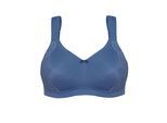 Minimizer-BH SUSA "Minimizer ohne Bügel London", Damen, Gr. 75, Cup E, blau (royal blau), Obermaterial: 76% Polyamid PA. 24% Elasthan EL., BHs Minimizer-BH