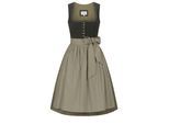 Dirndl NÜBLER "Dirndl midi Feli", Damen, Gr. 36, EURO, grün, Obermaterial: 100% Polyamid PA., Kleider
