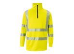 Kübler REFLECTIQ Zip-Sweater PSA 2 warngelb M ; Kübler Workwear (5046 8344-34-M)