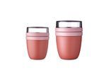 Mepal Lunchpot mini + regular Ellipse 2er Set