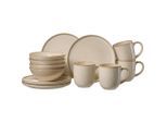 Ritzenhoff Breker Frühstücksservice Olivia, Creme, Keramik, 12-teilig, 18x23x34 cm, Essen & Trinken, Geschirr, Geschirr-Sets, Kaffeeservice