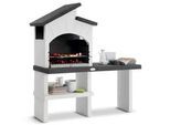 Palazzetti Ravello - Holz-Grillkamin aus Beton - Grillrost 68x40 cm