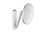 Keuco iLook_move Kosmetikspiegel 17612179004 5-fach Vergrößerung, Aluminium-finish, Wandmodell, beleuchtet, Ø 212 mm