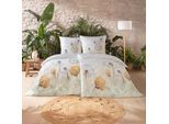 Bettwäsche ESTELLA "Estrella", weiß (230, natur), B/L: 135cm x 200cm, 1 Stk., 1 Stk., Satin (Bio-Baumwolle), B/L: 80cm x 80cm, 2 tlg., Satin (Bio-Baumwolle), Obermaterial: 100% Baumwolle, Bettwäsche, Bettwäsche, Mako-Satin aus 100% Bio-Baumwolle (kbA)