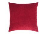 Dekokissen PAD "CASUAL", rot (rot, unifarben), B:40cm L:40cm, Polyacryl, Polyester, Dekokissen_Sitzkissen_Kissenhüllen, Made in Europe