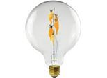 SEGULA LED-Filament "LED Globe 125 big down klar, E27", transparent, klar, L:18cm Ø:12,5cm, Leuchtmittel