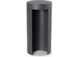 Pollerleuchte PACO HOME "CECILIA", grau, H:45cm Ø:12cm, Leuchten, Outdoorleuchte Modern Aluminium 3000K Standleuchte