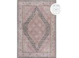 Teppich FLAIR RUGS "Briony", rosa, B:190cm H:4mm L:290cm, Polypropylen, Teppiche, Teppich, Waschbarer Traditioneller Teppich