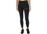 Lauftights ASICS "ASICS CORE TIGHT", Damen, Gr. XL (46/48), N-Gr, schwarz (performance schwarz), Stoff, Obermaterial: 79% Polyester, 21% Elasthan, Hosen