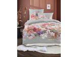 Bettwäsche IRISETTE "Wave 8669", salbei, B/L: 155cm x 220cm, 1 Stk., 1 Stk., Mako-Satin, B/L: 80cm x 80cm, 2 Stk., Mako-Satin, Obermaterial: 100% Baumwolle, Bettwäsche, Bettwäsche, anschmiegsam und atmungsaktiv, Ganzjahresqualität