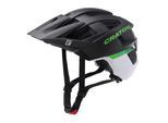 Fahrradhelm CRATONI "MTB - Fahrradhelm AllSet schwarz/weiß matt" Gr. 1, schwarz, Helme, 1, 100% Erzeugnis unbest Zusammensetzg EuZ., Fahrradhelm