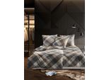 Bettwäsche IRISETTE "Zobel 8631", braun (natur), B/L: 140cm x 200cm, 1 Stk., 1 Stk., Biber, B/L: 90cm x 70cm, 2 Stk., Biber, Obermaterial: 100% Baumwolle, Bettwäsche, Bettwäsche, samtig weich, leicht und wärmend