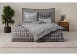 Wendebettwäsche BRUNO BANANI "Tova", grau, B/L: 135cm x 200cm, 1 Stk., 1 Stk., Renforcé, B/L: 40cm x 80cm, 2 Stk., Renforcé, Obermaterial: 100% Baumwolle, Bettwäsche, Wendebettwäsche, in Gr. 135x200 oder 155x220 cm, 100% Baumwolle, Karo-Design