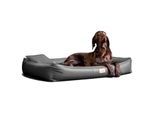 Tierlando CLIFFORD LATEX - Orthopädische Hundematratze schwarz/ graphit 85 cm, 16 cm, 60 cm